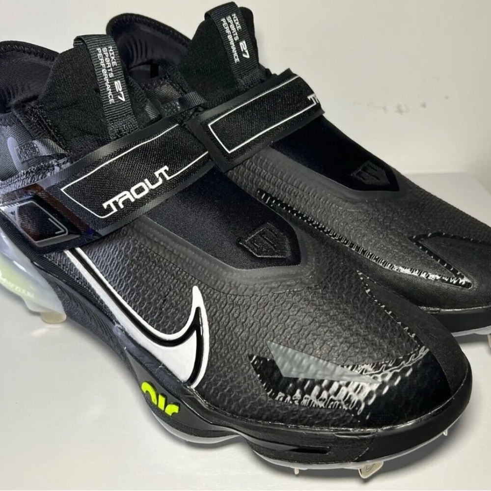 Nike Force Zoom Trout 8 Elite Baseball Cleats CZ5913-010 Black Grey Men